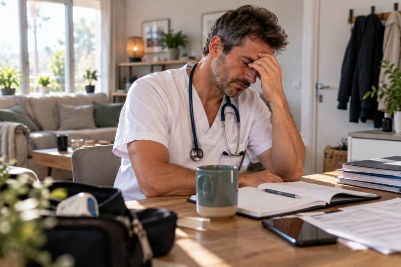 Compléter les IJ pour l'arrêt de travail d'un TNS pour burn out