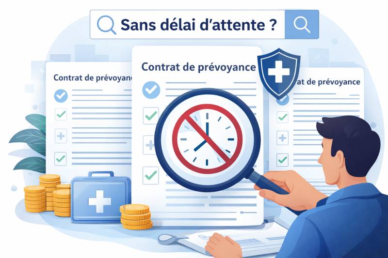 Chercher un co,trat de prévoyance sans délais d'attente