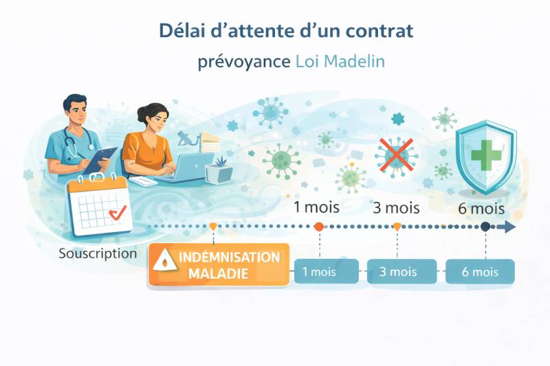 Délai de carence d'un contrat de prévoyance