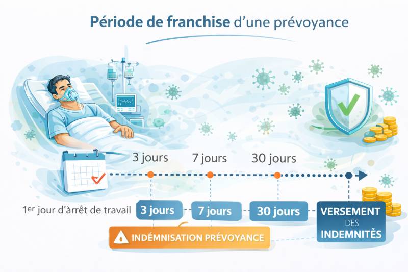 Franchise prévoyance Madelin