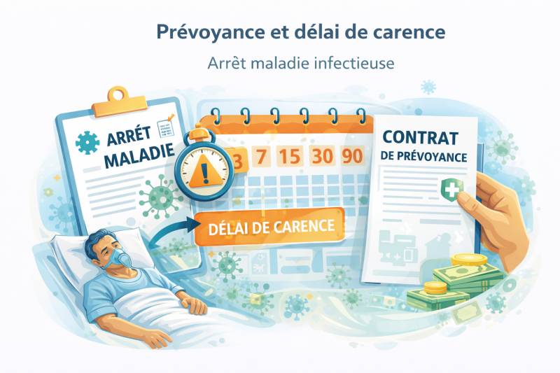 Prévoyance et délai d'attente