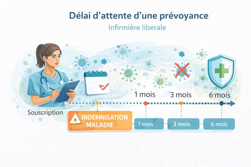 Délai d'attente d'une prévoyance Madelin