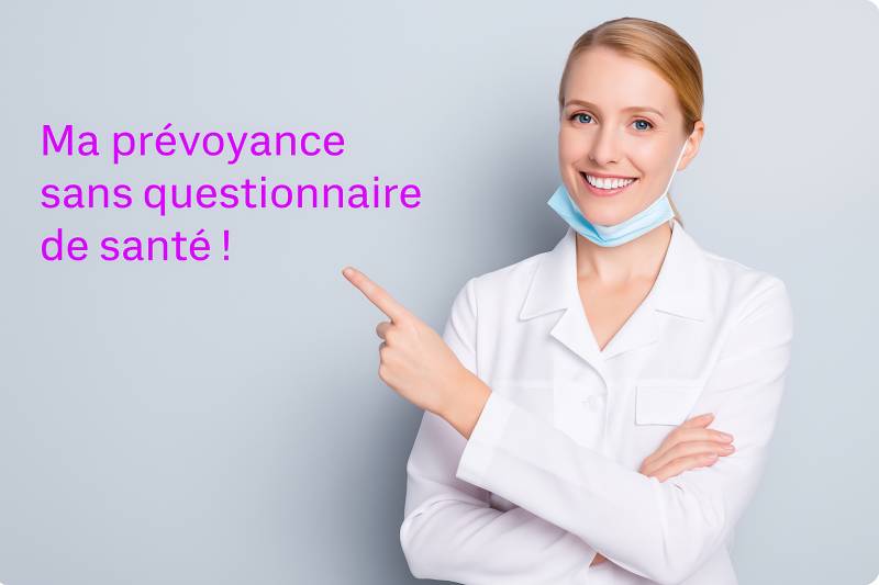 La prévoyance pour infirmière libérale sans questionnaire de santé