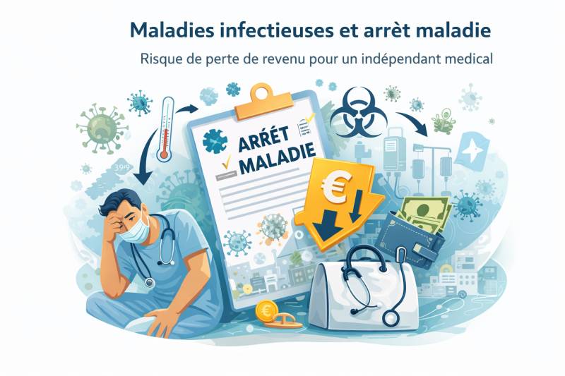 Etre bien protégé financièrement en cas d'arrêt pour une maladie infectieuse
